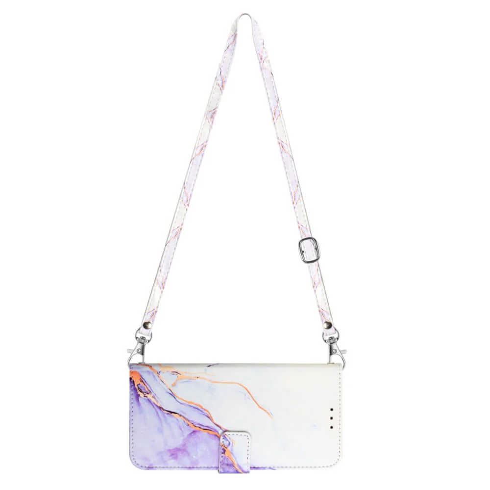 iPhone 15 Pro - Etui HĂŒlle mit UmhĂ€ngeband Marble - Image 14