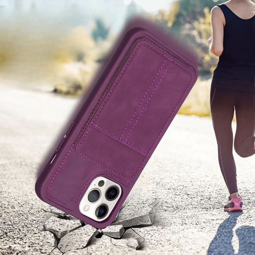iPhone 15 Pro Max - Kickstand Case mit Kartenfächer - Image 3