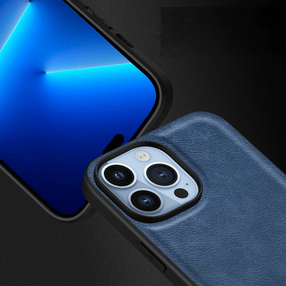iPhone 15 Pro Max - Retro Schutzhülle Kunstleder - Image 13