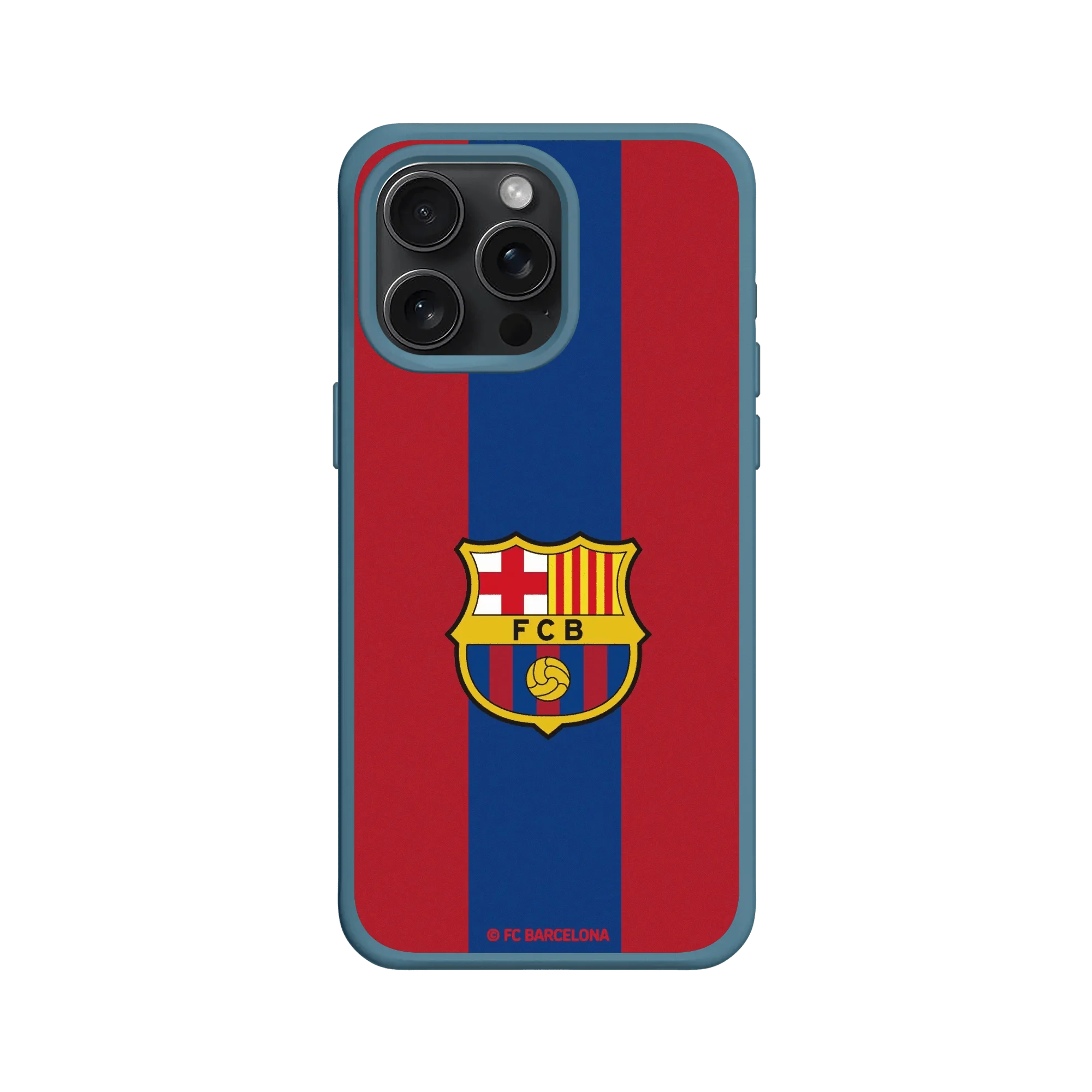 iPhone 15 Pro - RhinoShield SolidX Case - FC Barcelona Crest