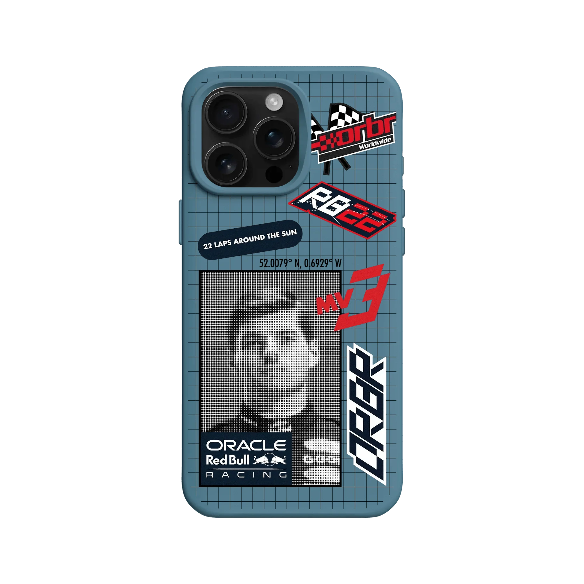 iPhone 15 Pro- RhinoShield SolidX Case - Oracle Red Bull Racing Max Verstappen MV1