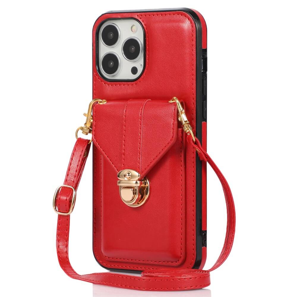 iPhone 15 Pro - Schutzhülle Case Mit Tasche - Image 9