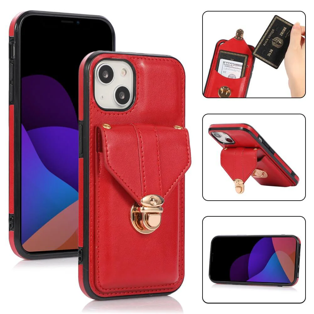 iPhone 15 - Schutzhülle Case mit Tasche - Image 10