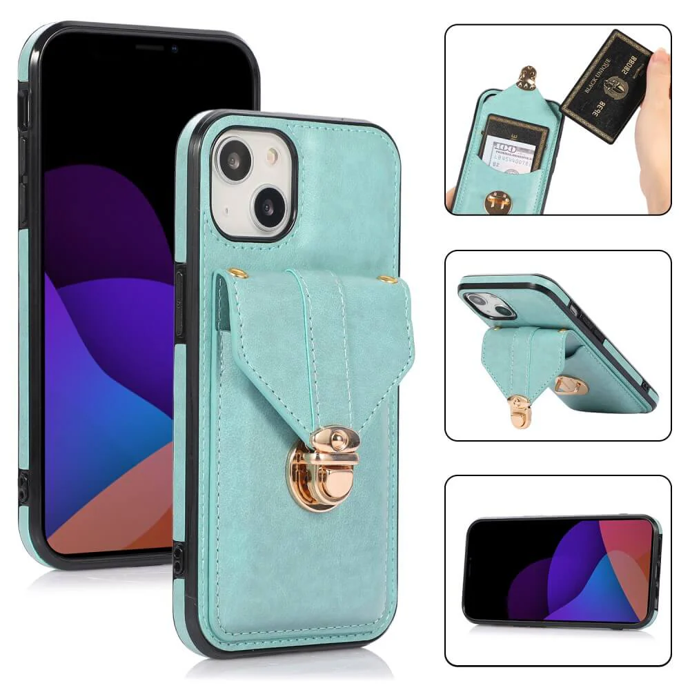 iPhone 15 - Schutzhülle Case mit Tasche - Image 3