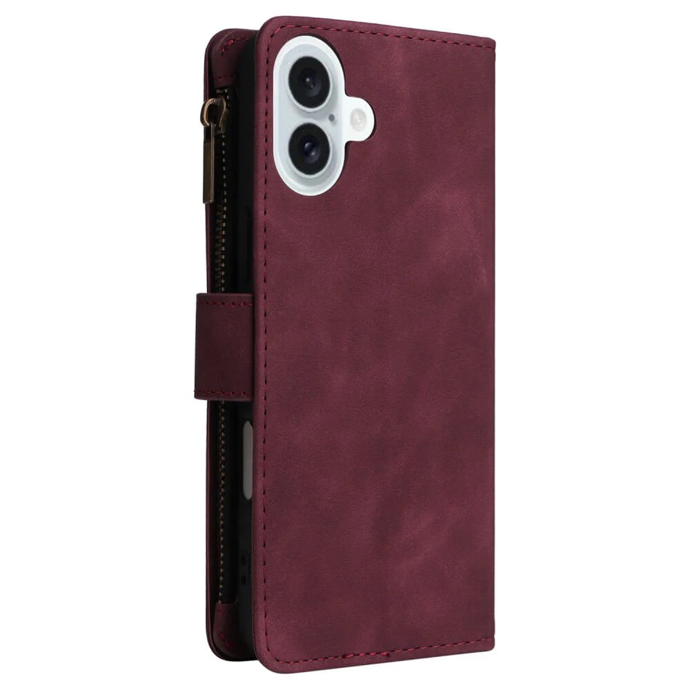 iPhone 16 - Brieftaschen Hülle mit Umhängeband - Image 27