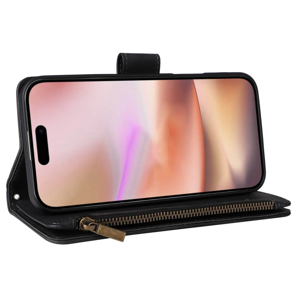 iPhone 16 - Brieftaschen Hülle mit Umhängeband - Image 31