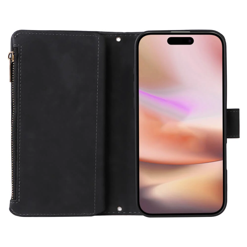 iPhone 16 - Brieftaschen Hülle mit Umhängeband - Image 33