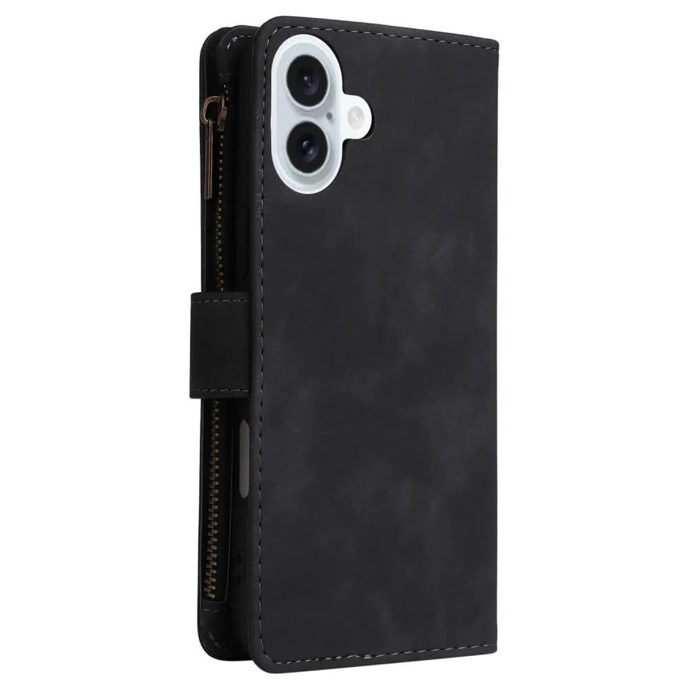 iPhone 16 - Brieftaschen Hülle mit Umhängeband - Image 35