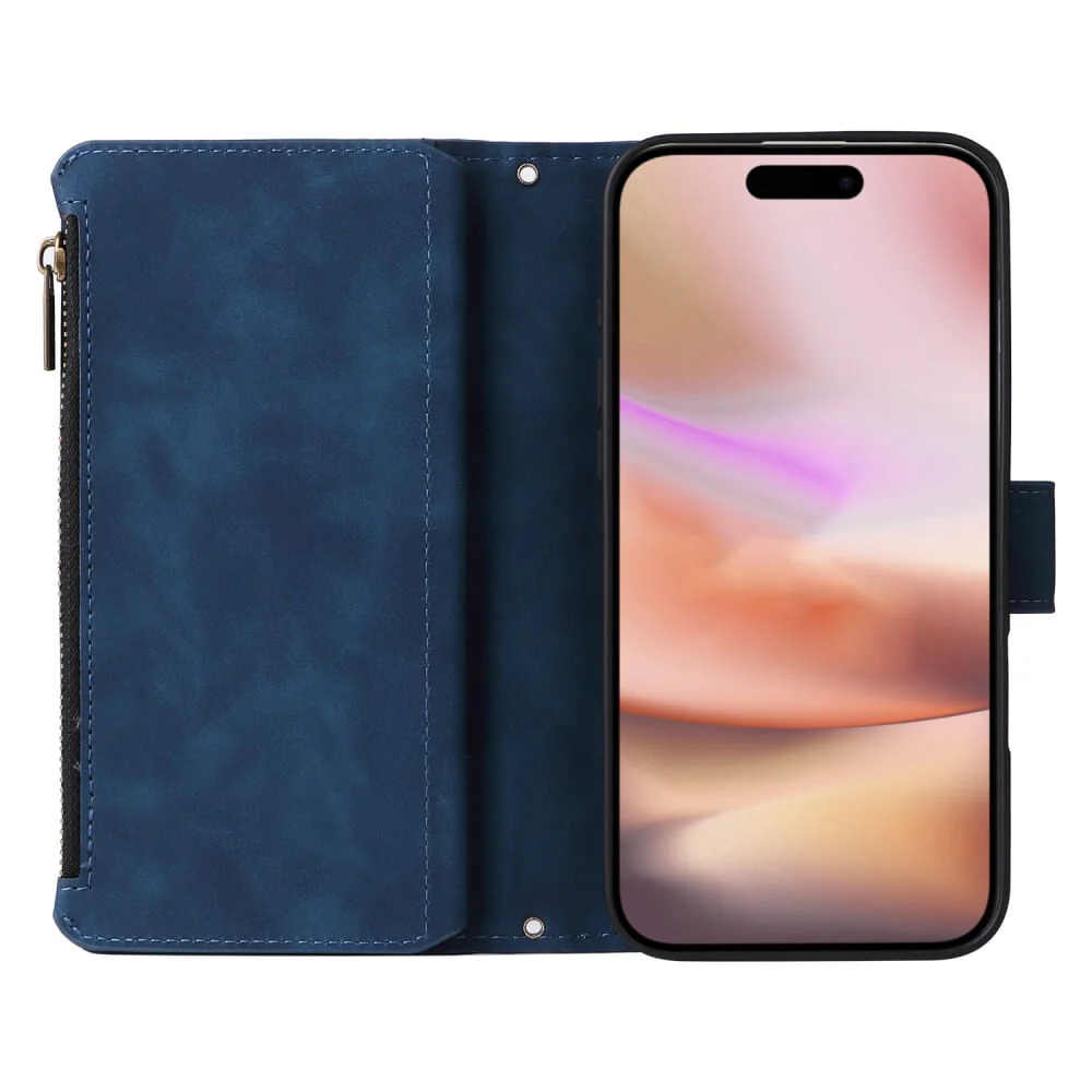 iPhone 16 - Brieftaschen Hülle mit Umhängeband - Image 38