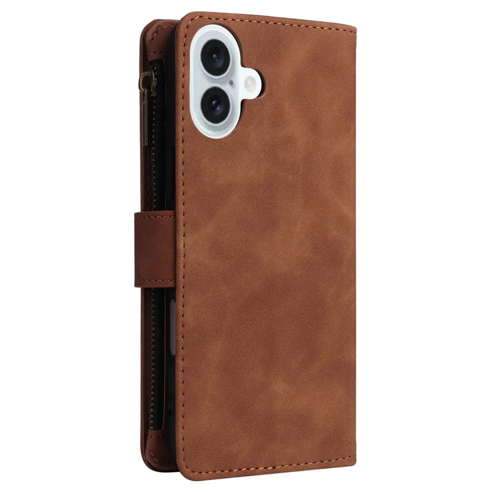 iPhone 16 - Brieftaschen Hülle mit Umhängeband - Image 4