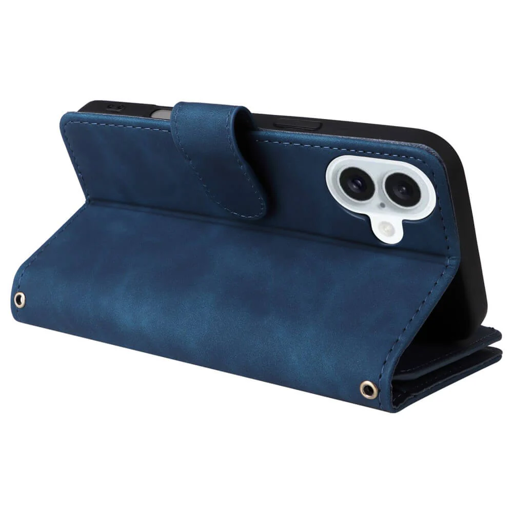 iPhone 16 - Brieftaschen Hülle mit Umhängeband - Image 40