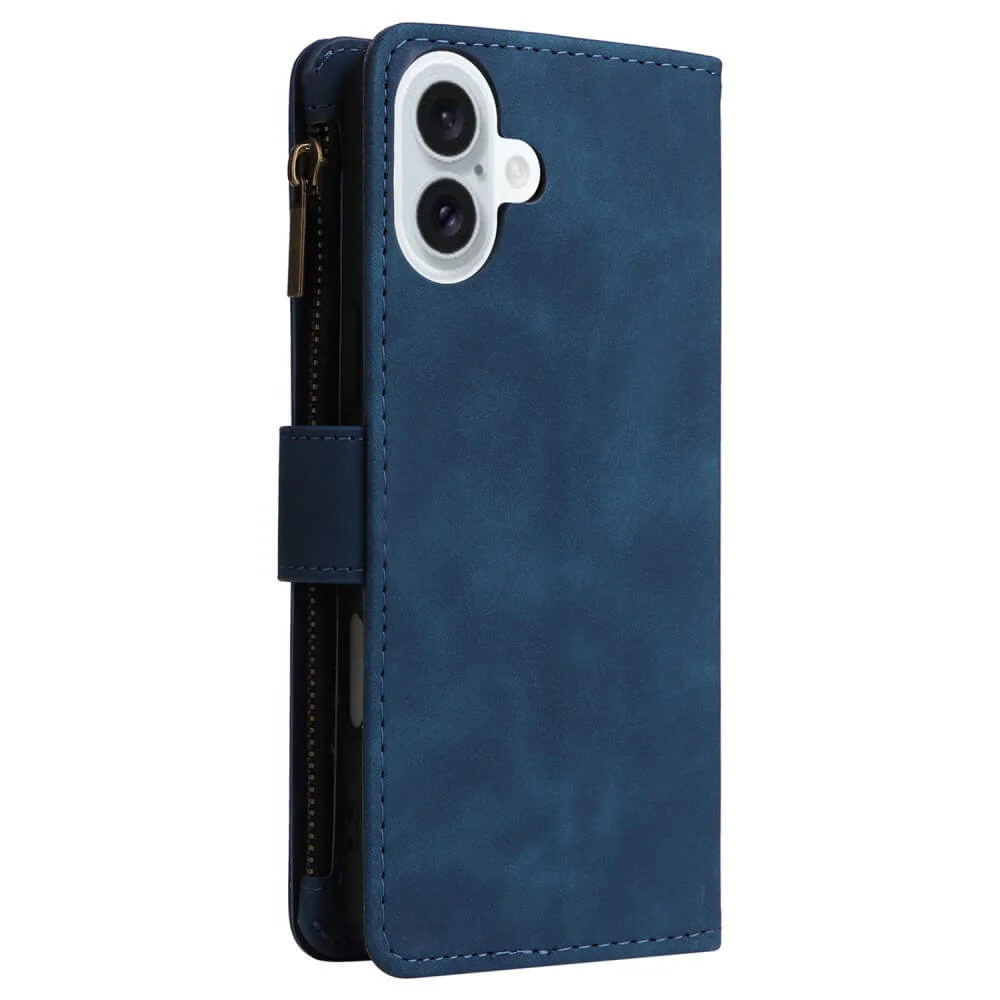 iPhone 16 - Brieftaschen Hülle mit Umhängeband - Image 41