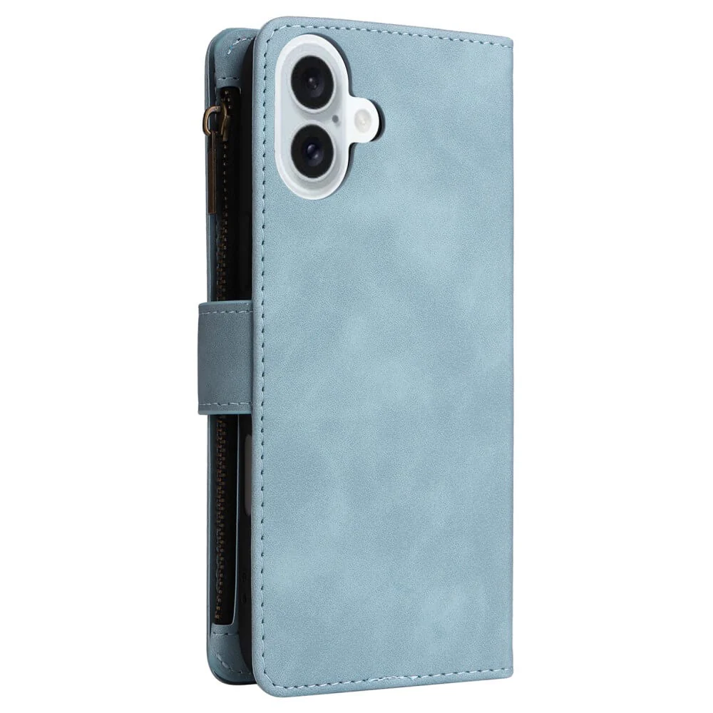 iPhone 16 - Brieftaschen Hülle mit Umhängeband - Image 59