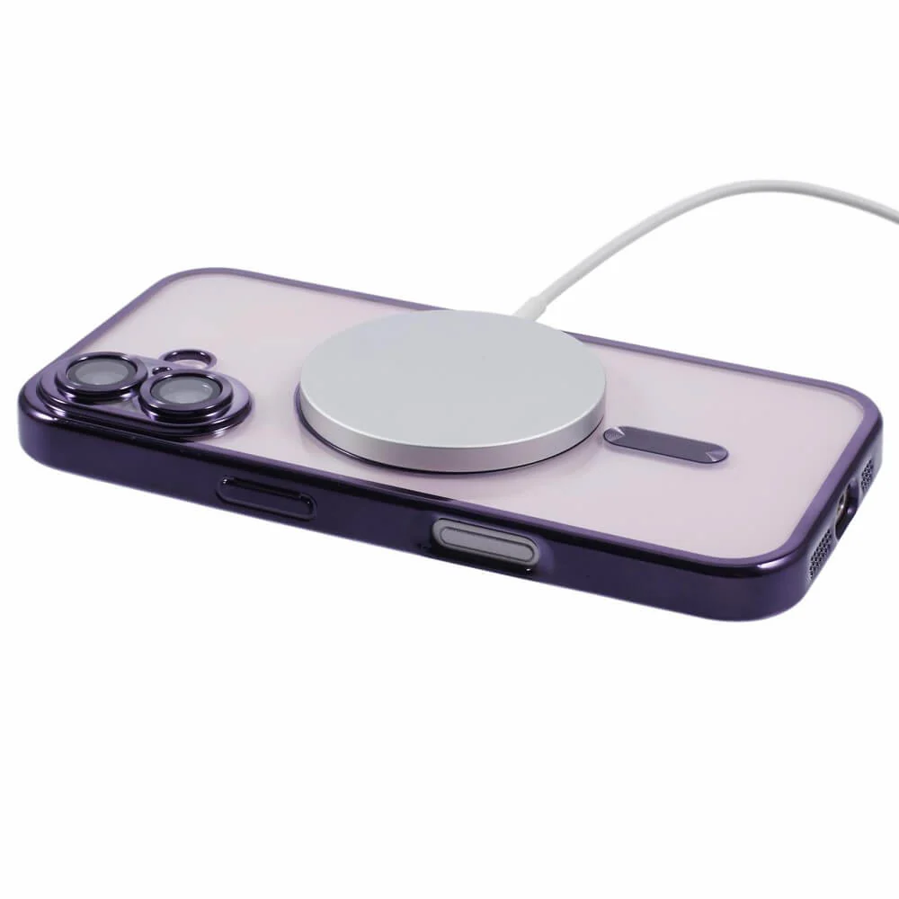iPhone 16 - Handyhülle mit metallischem Design & Kameraschutz - Image 2