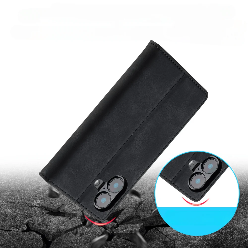 iPhone 16 - LC.IMEEKE Flip Case Vintage - Image 18