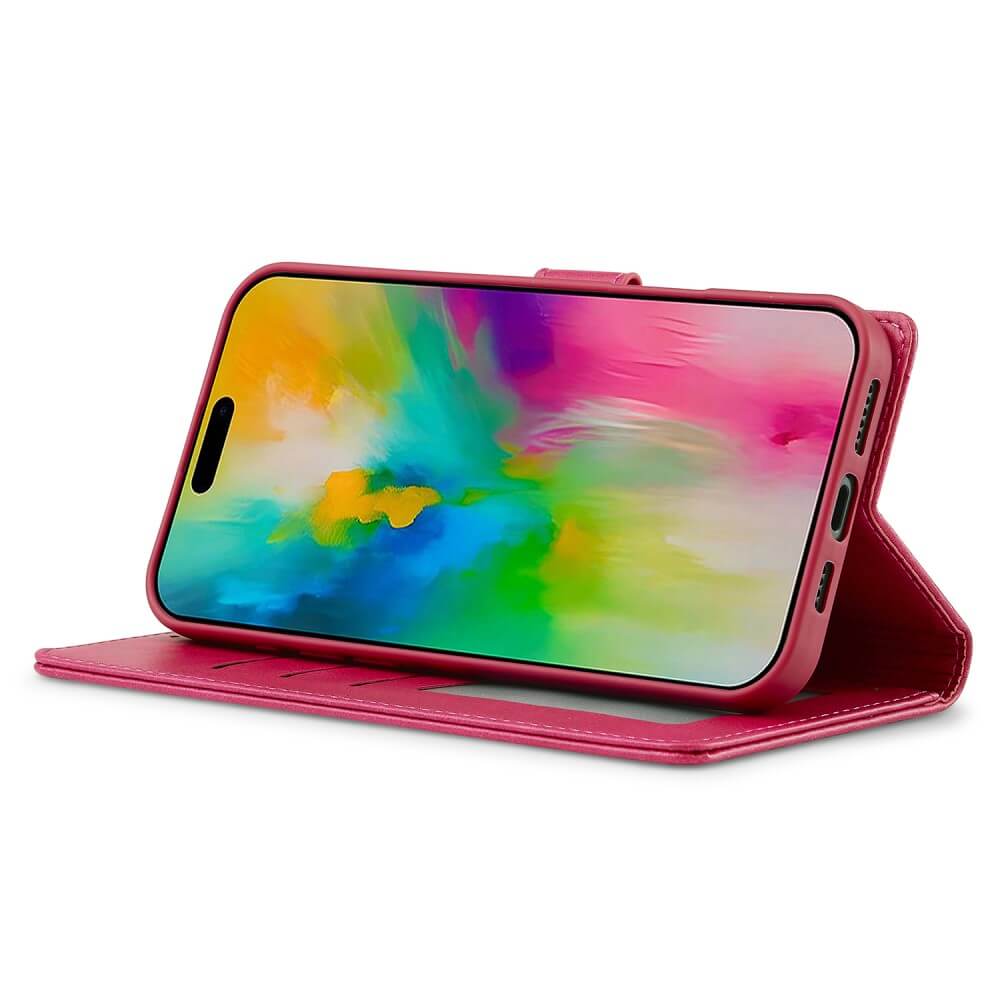 iPhone 16 - LC.IMEEKE Leder Etui Hülle - Image 13