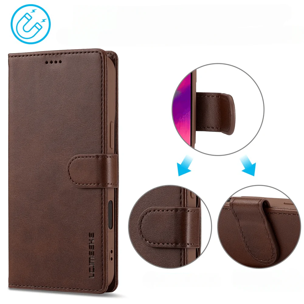 iPhone 16 - LC.IMEEKE Leder Etui Hülle - Image 28