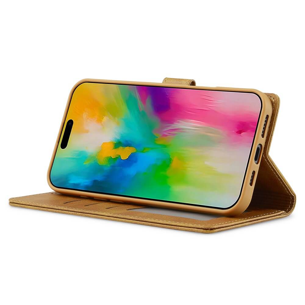 iPhone 16 - LC.IMEEKE Leder Etui Hülle - Image 33