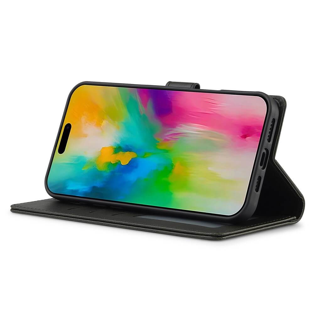 iPhone 16 - LC.IMEEKE Leder Etui Hülle - Image 4
