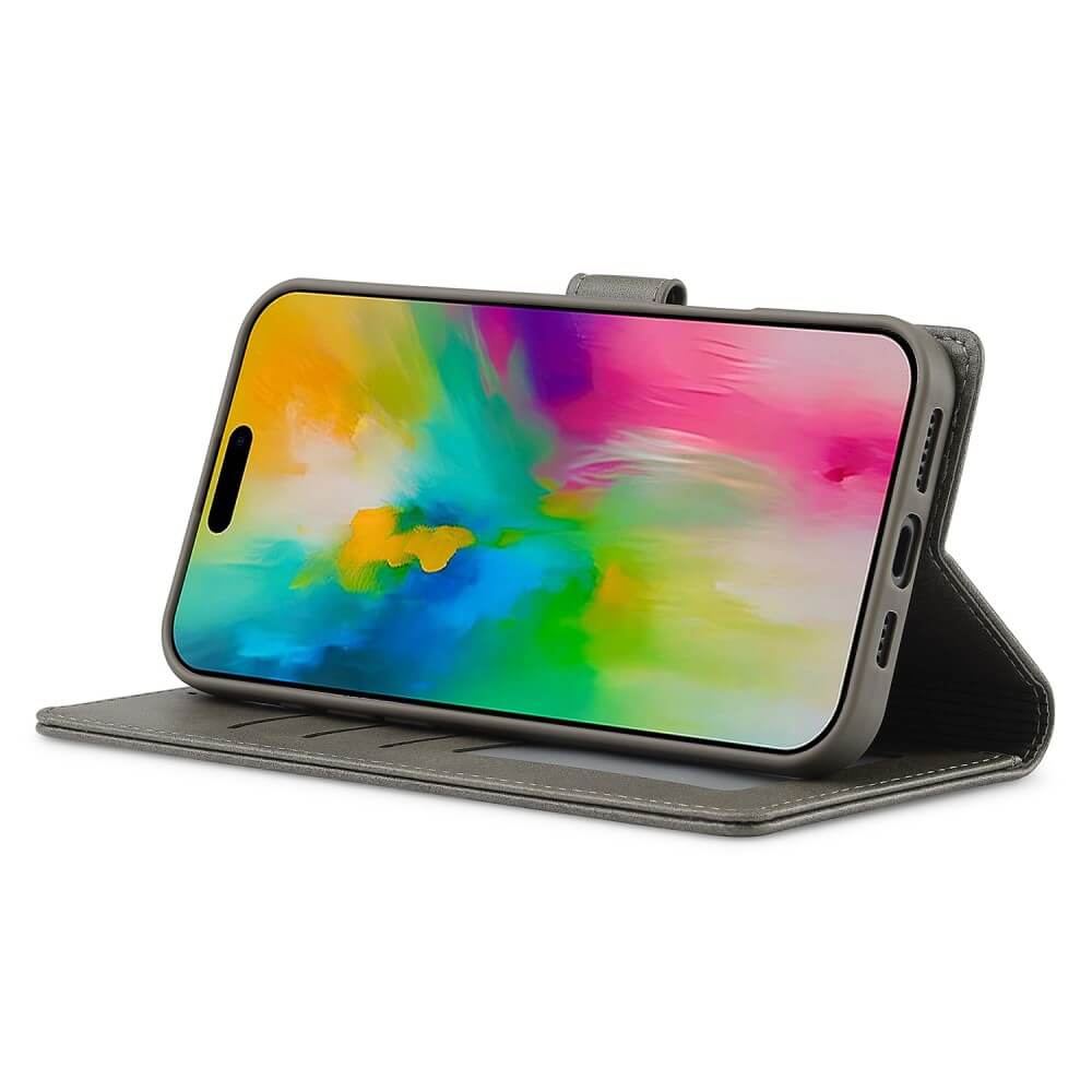 iPhone 16 - LC.IMEEKE Leder Etui Hülle - Image 45