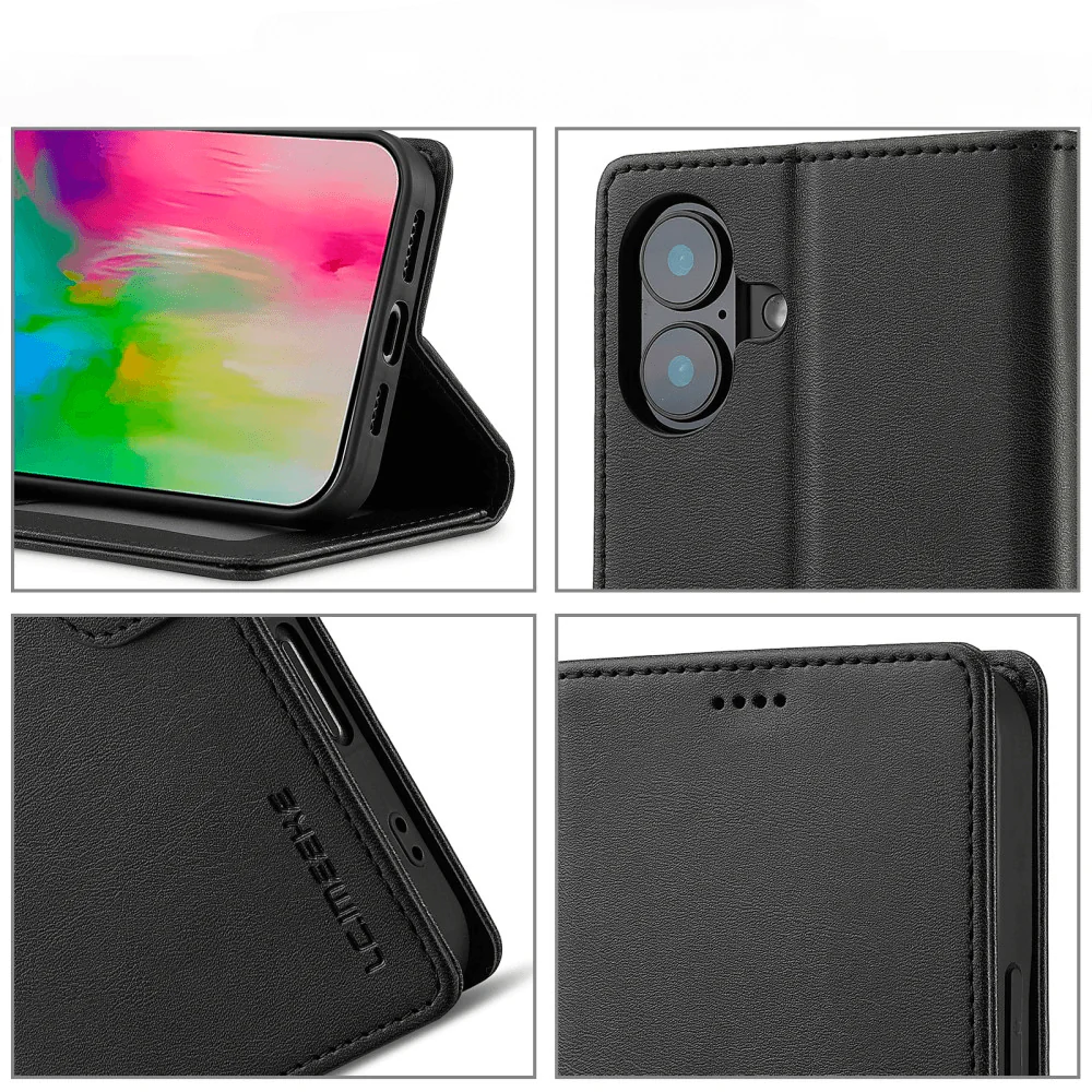iPhone 16 - LC.IMEEKE Leder Etui Hülle - Image 8
