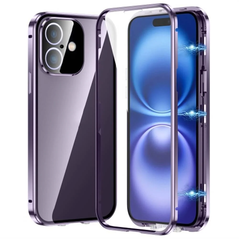 iPhone 16 - Magnetische 360° Premium Schutzhülle mit Panzerglas