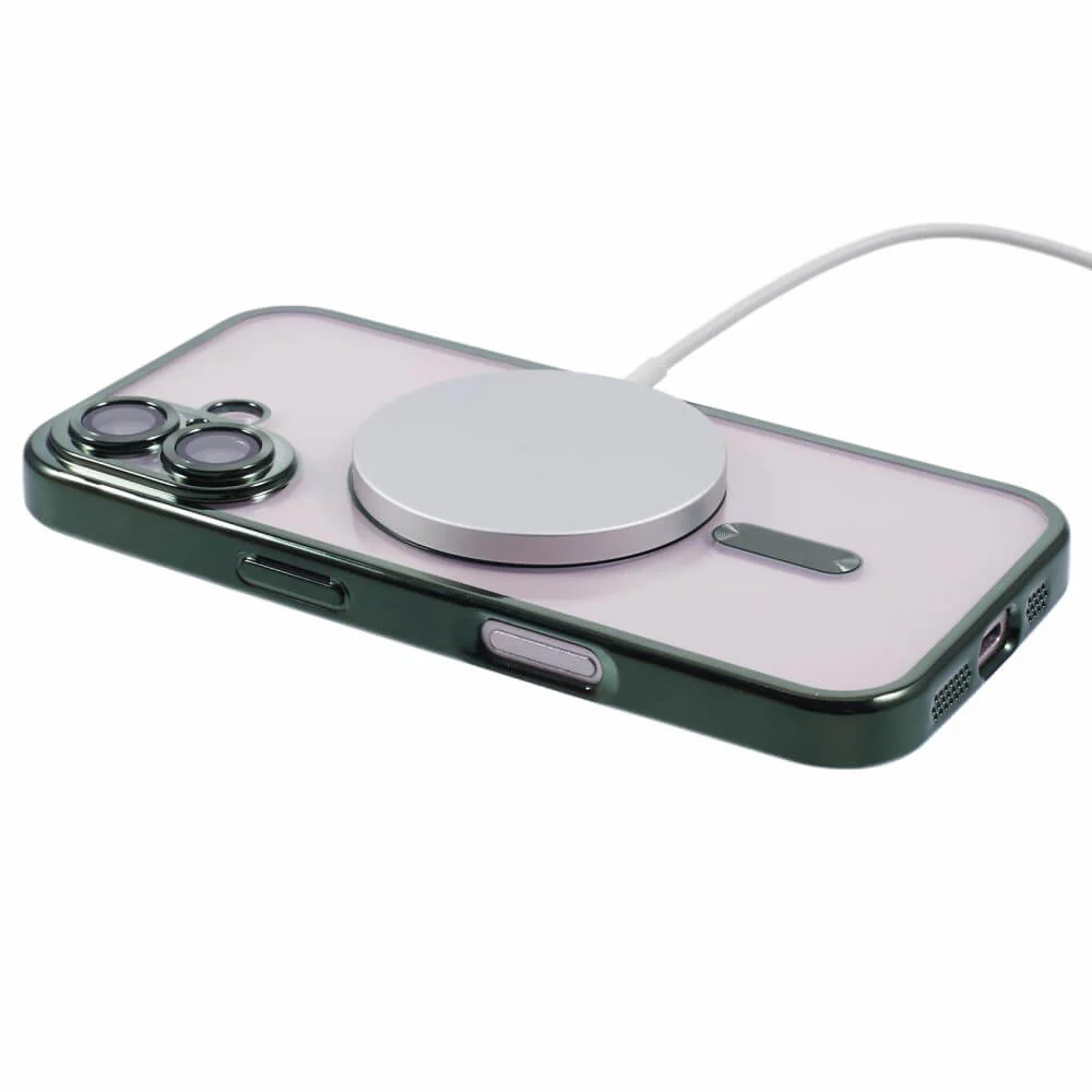 iPhone 16 Plus - Handyhülle mit metallischem Design & Kameraschutz - Image 14