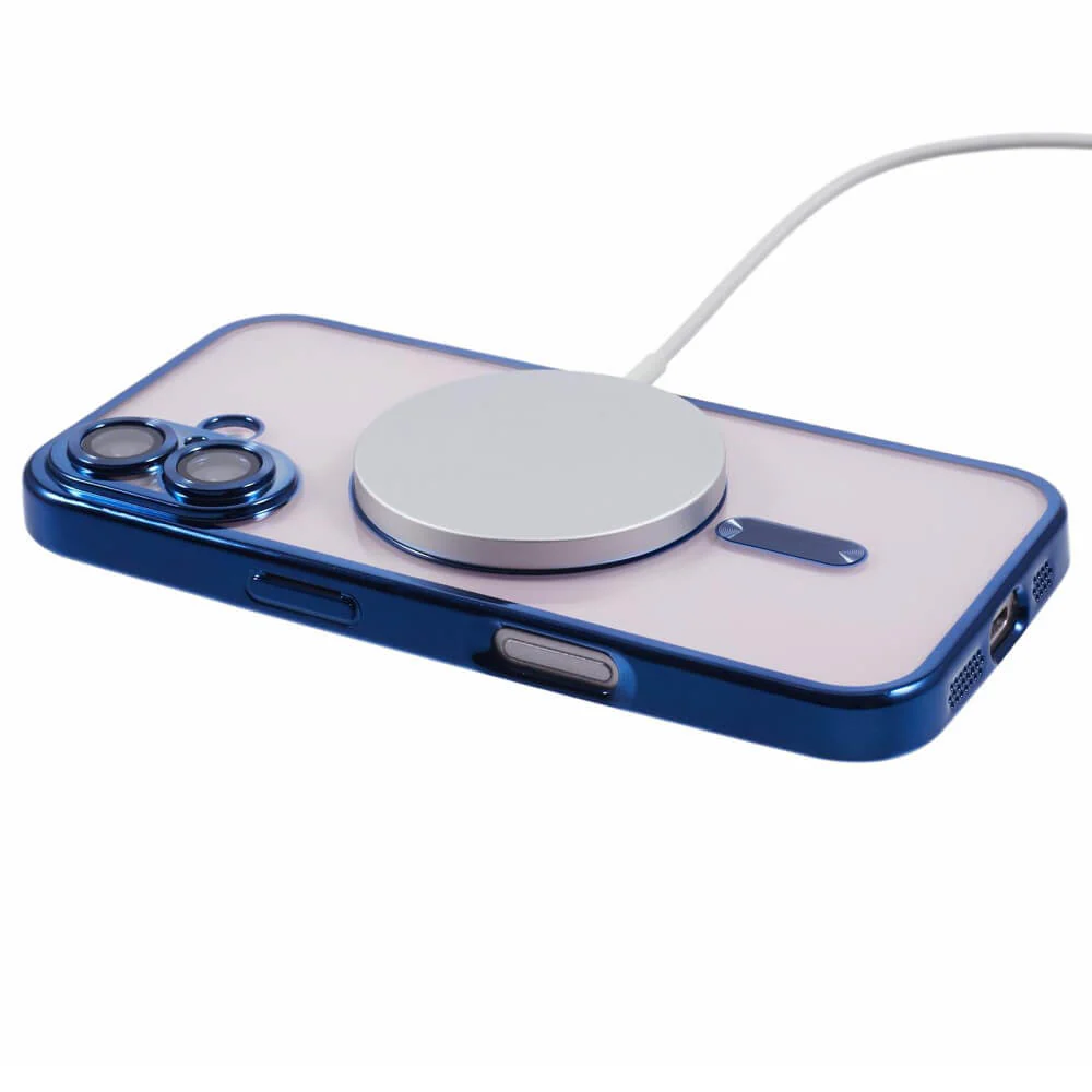 iPhone 16 Plus - Handyhülle mit metallischem Design & Kameraschutz - Image 32