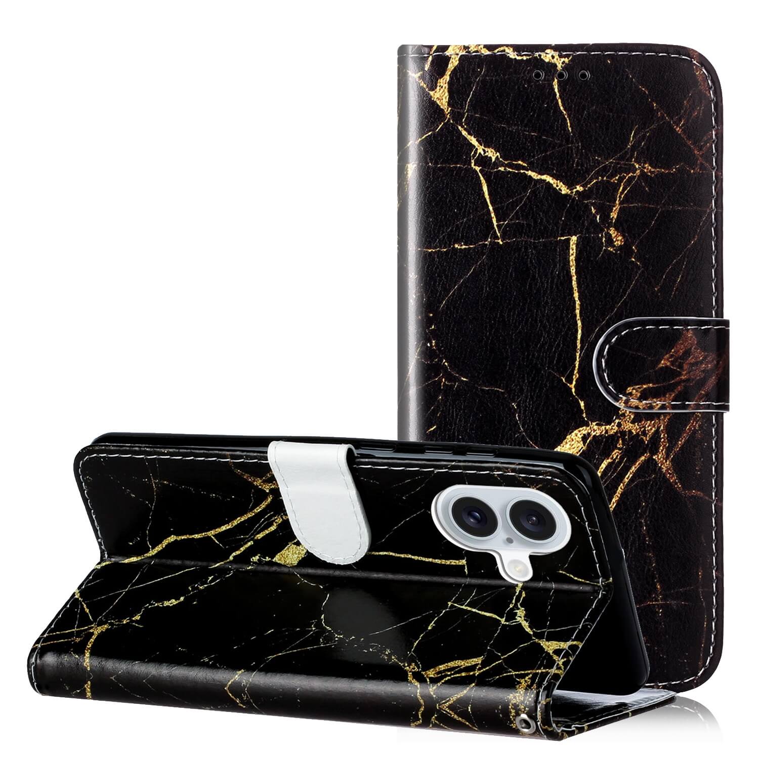 iPhone 16 Plus - Hülle mit Marble Motiv