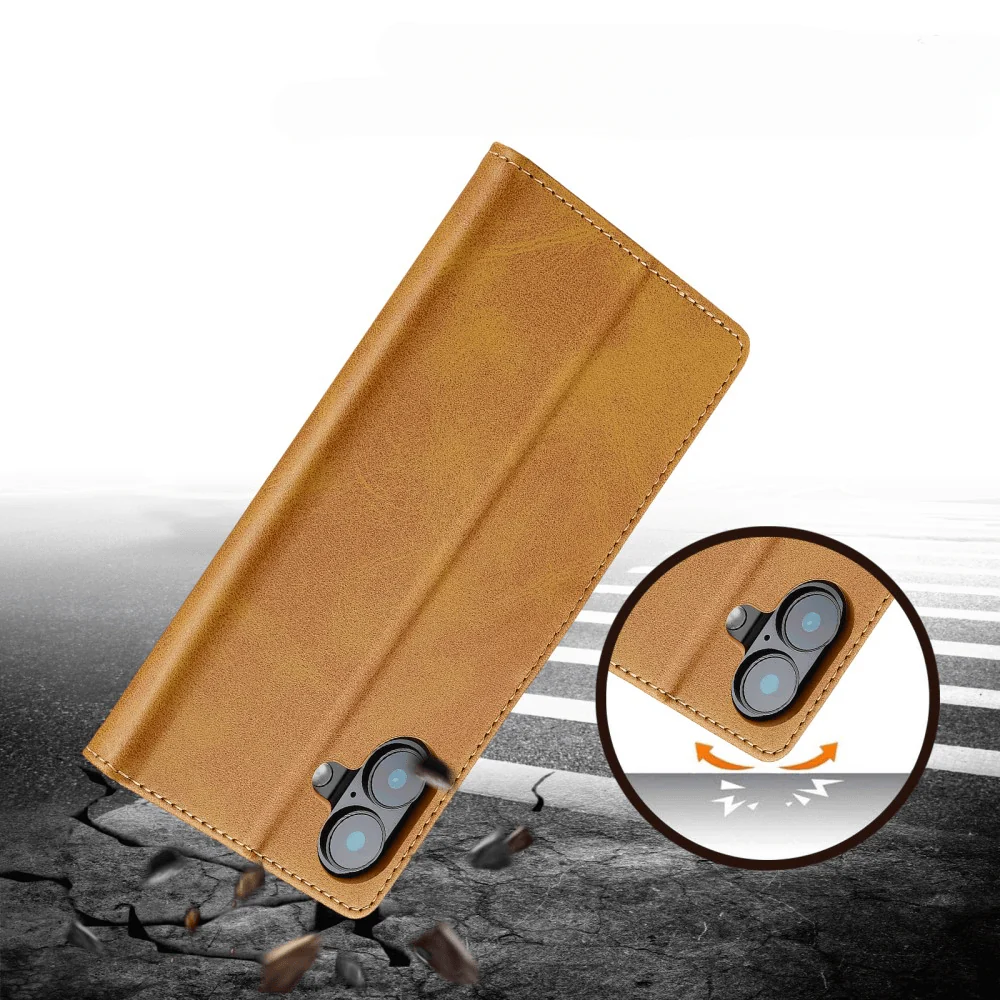 iPhone 16 Plus - LC.IMEEKE Leder Etui Hülle - Image 34