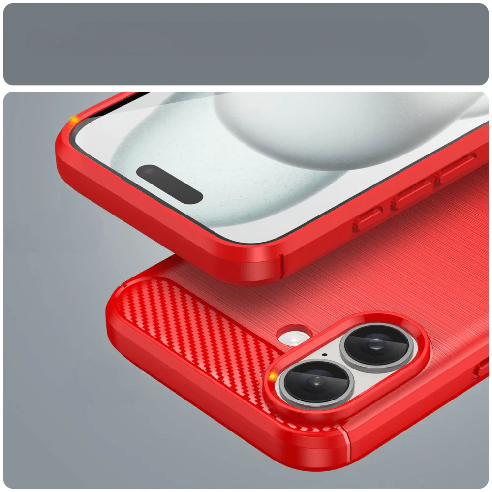 iPhone 16 - Metall Carbon Look Hülle - Image 9