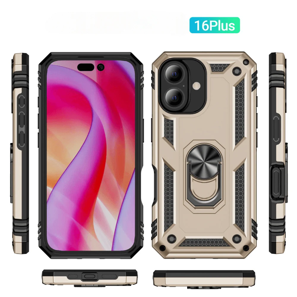iPhone 16 Plus - Robustes Back Cover mit Kickstand - Image 18