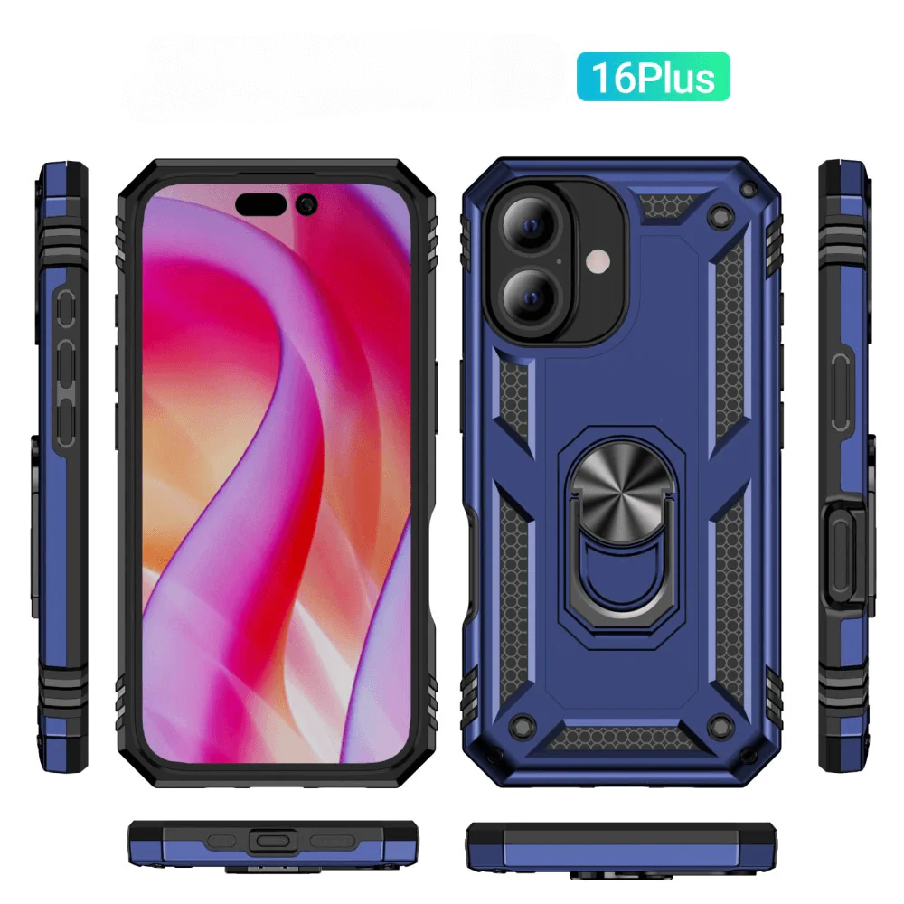 iPhone 16 Plus - Robustes Back Cover mit Kickstand - Image 24