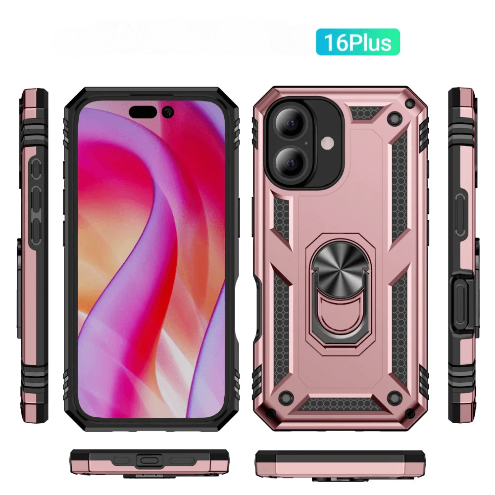 iPhone 16 Plus - Robustes Back Cover mit Kickstand - Image 30