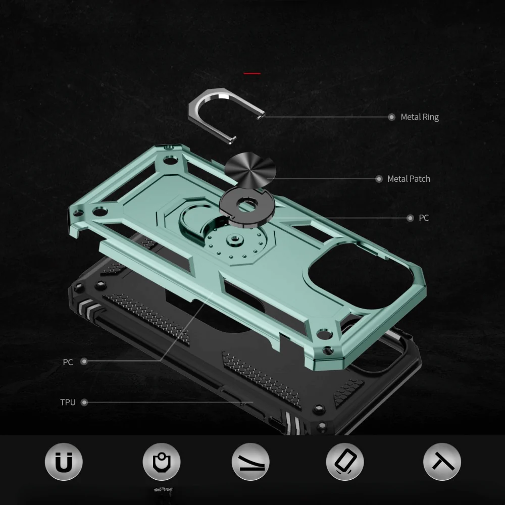 iPhone 16 Plus - Robustes Back Cover mit Kickstand - Image 34