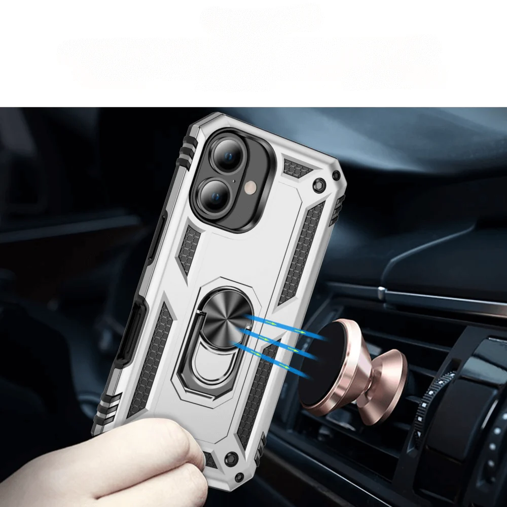 iPhone 16 Plus - Robustes Back Cover mit Kickstand - Image 38
