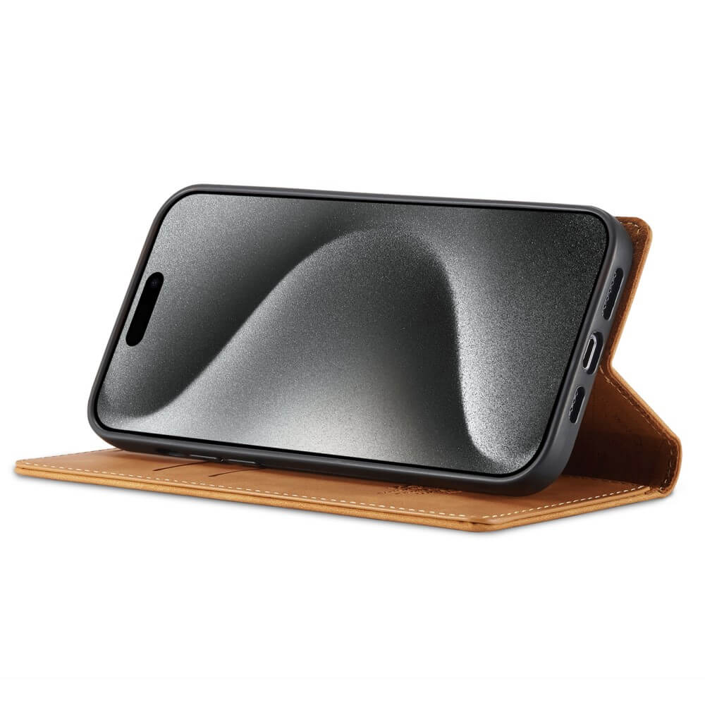 iPhone 16 Pro - LC.IMEEKE Flip Case Vintage - Image 22