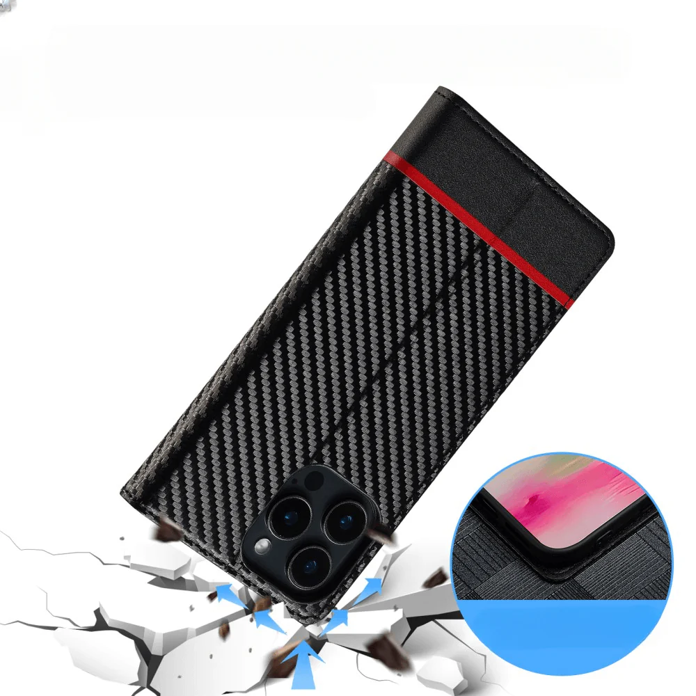 iPhone 16 Pro - LC.IMEEKE Hülle Carbon Fiber - Image 3
