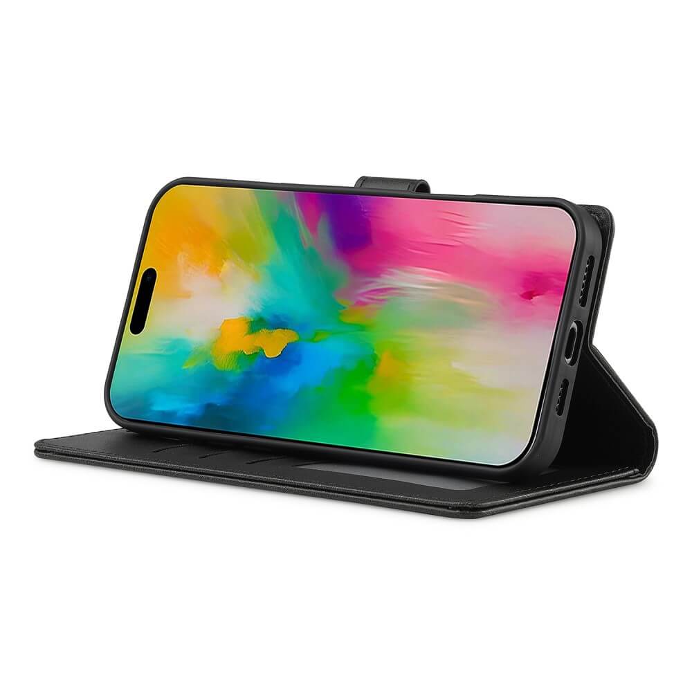 iPhone 16 Pro - LC.IMEEKE Leder Etui Hülle - Image 9