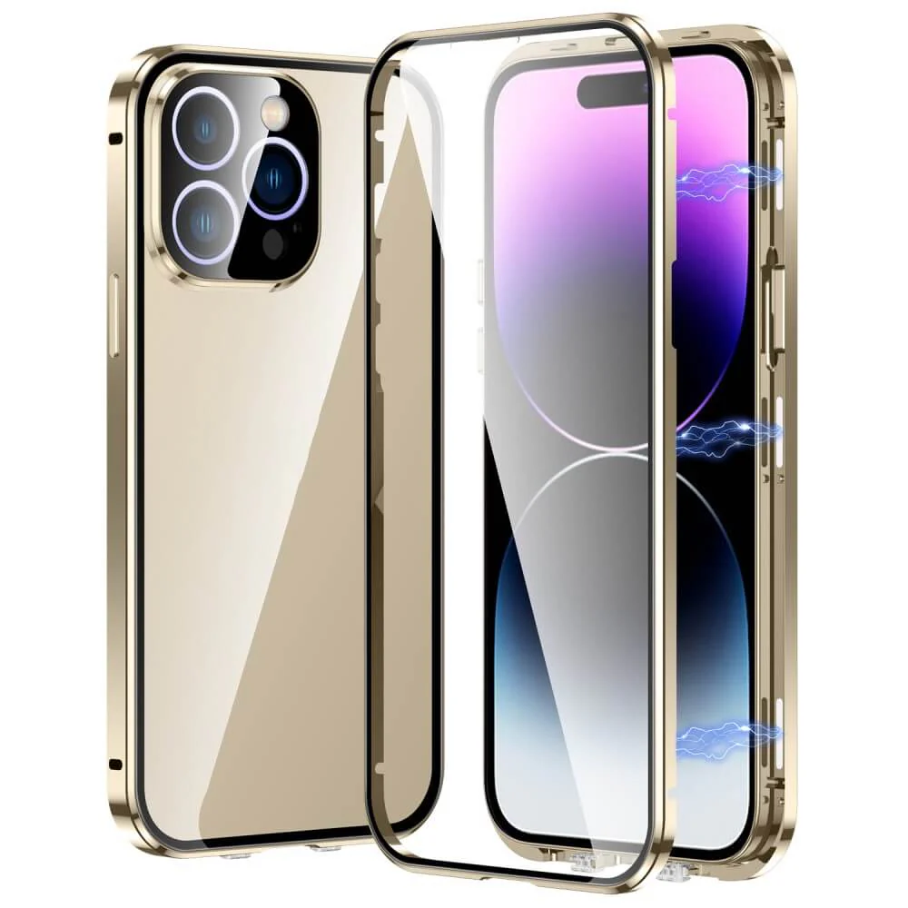 iPhone 16 Pro - Magnetische 360° Premium Schutzhülle mit Panzerglas - Image 3