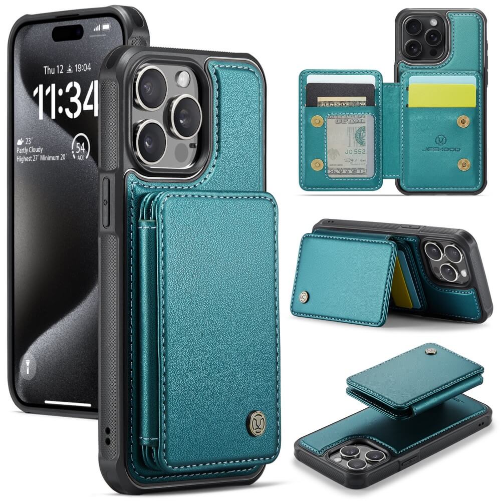 iPhone 16 Pro Max - 2-in-1 Backcover mit Kreditkarten-Etui