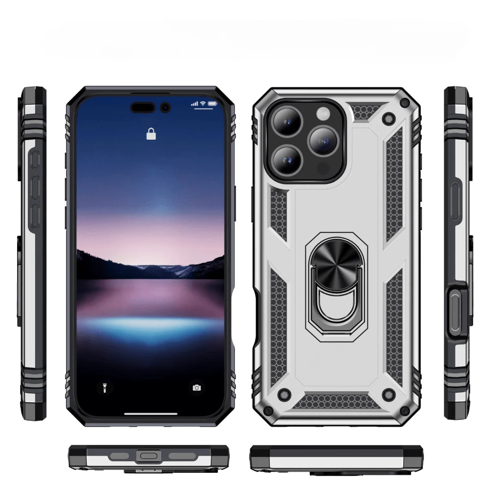 iPhone 16 Pro Max - Robustes Back Cover mit Kickstand - Image 34
