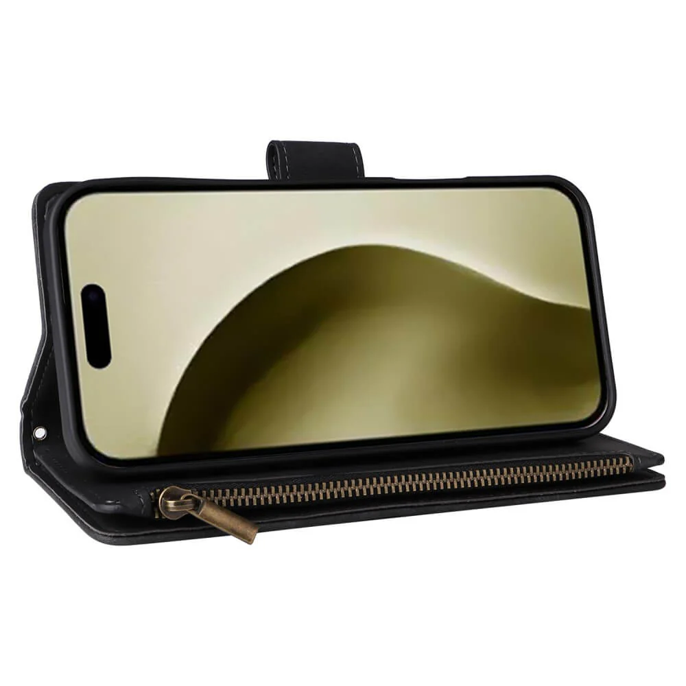iPhone 16 Pro Max - Brieftaschen Hülle mit Umhängeband - Image 32