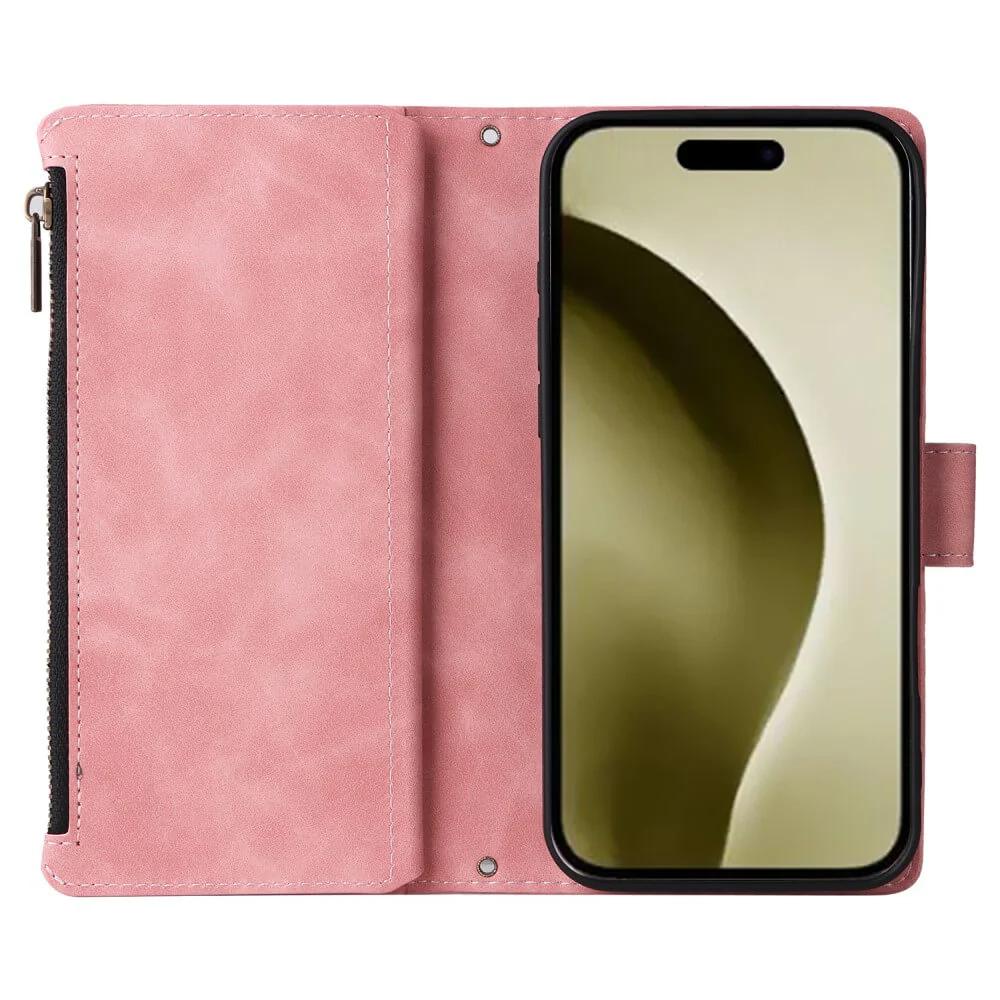 iPhone 16 Pro Max - Brieftaschen Hülle mit Umhängeband - Image 49