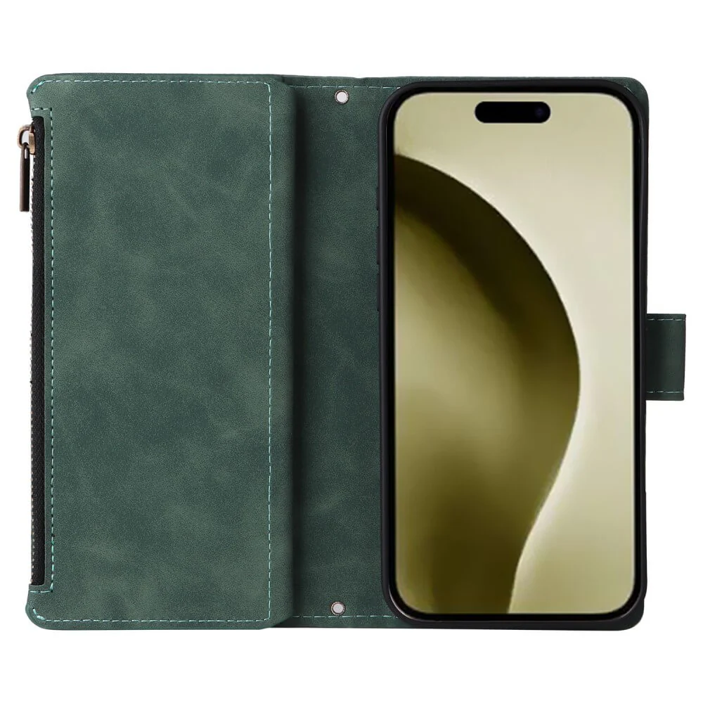 iPhone 16 Pro Max - Brieftaschen Hülle mit Umhängeband - Image 55