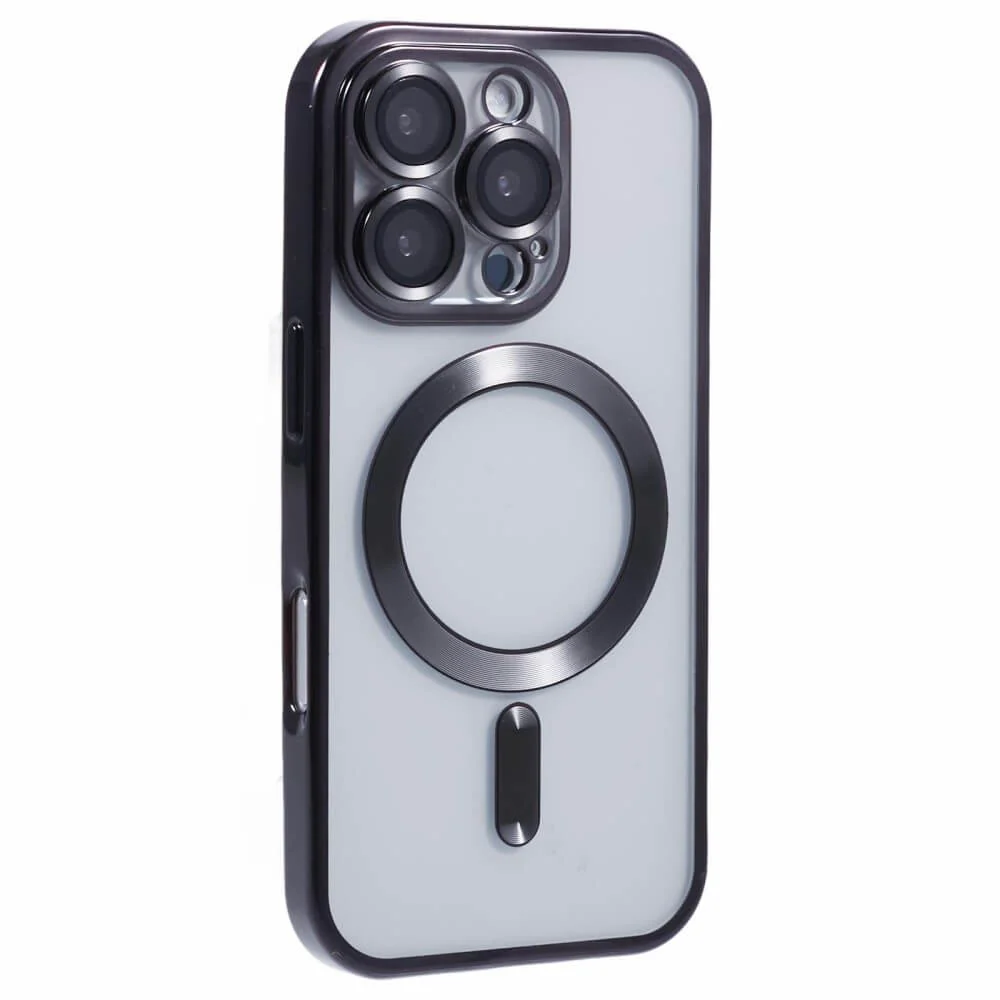 iPhone 16 Pro Max - Handyhülle mit metallischem Design & Kameraschutz