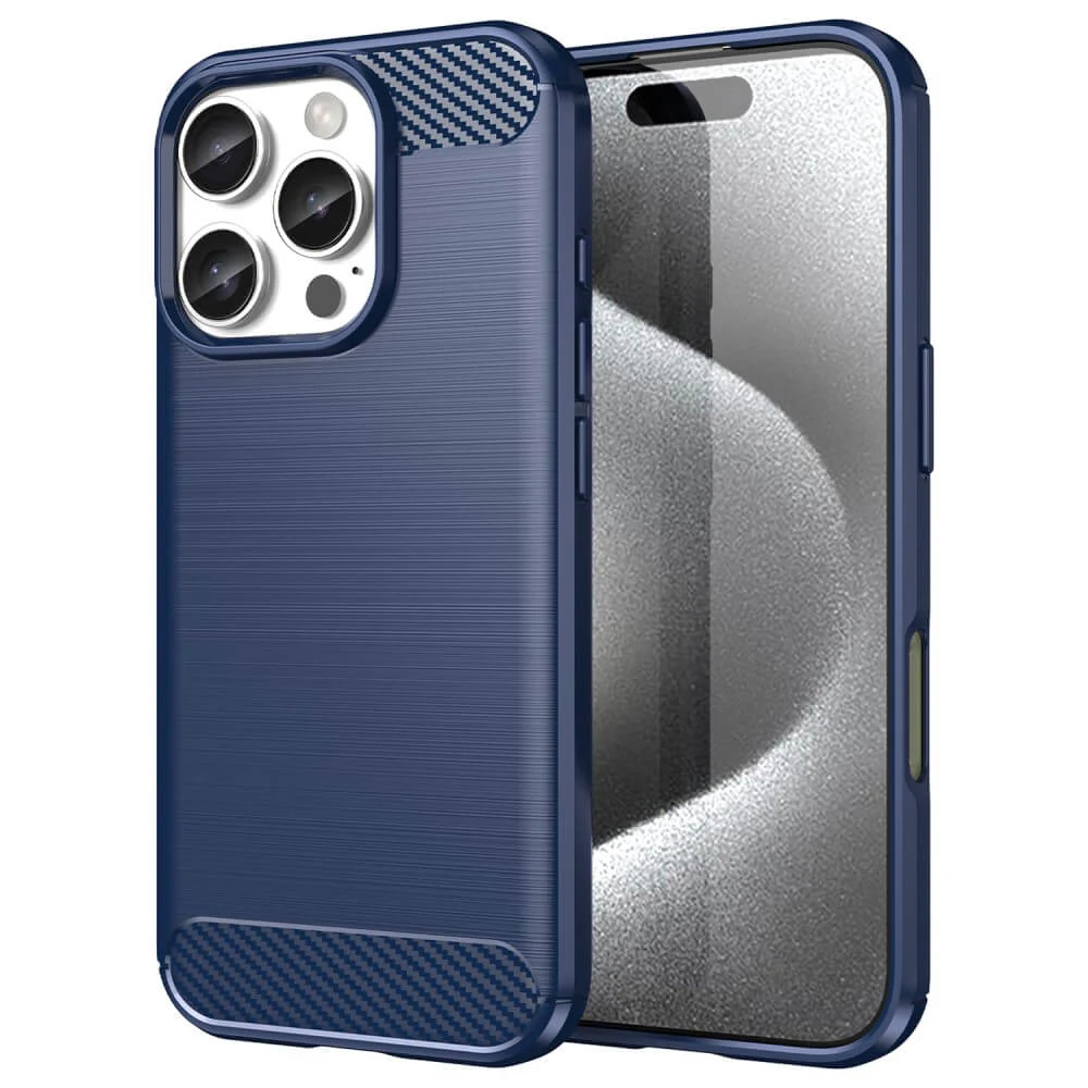 iPhone 16 Pro Max - Metall Carbon Look Hülle - Image 13