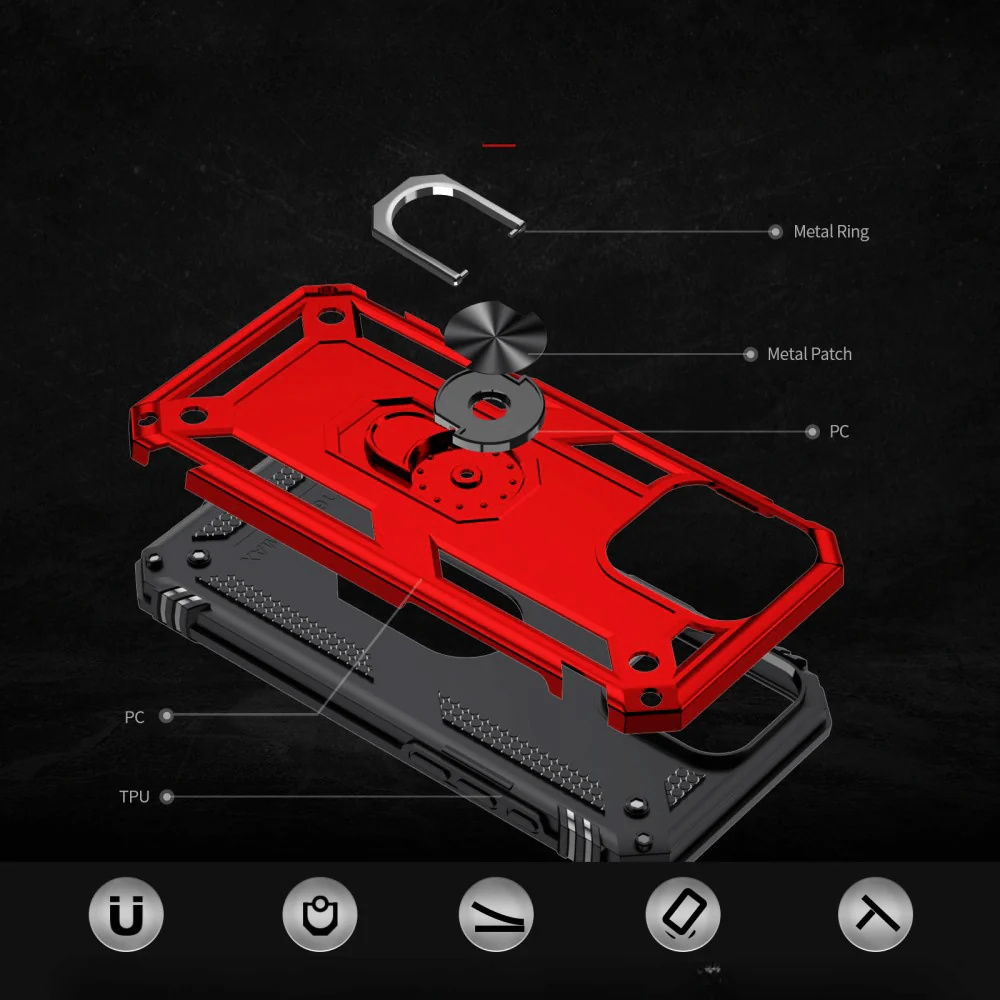 iPhone 16 Pro - Robustes Back Cover mit Kickstand - Image 11