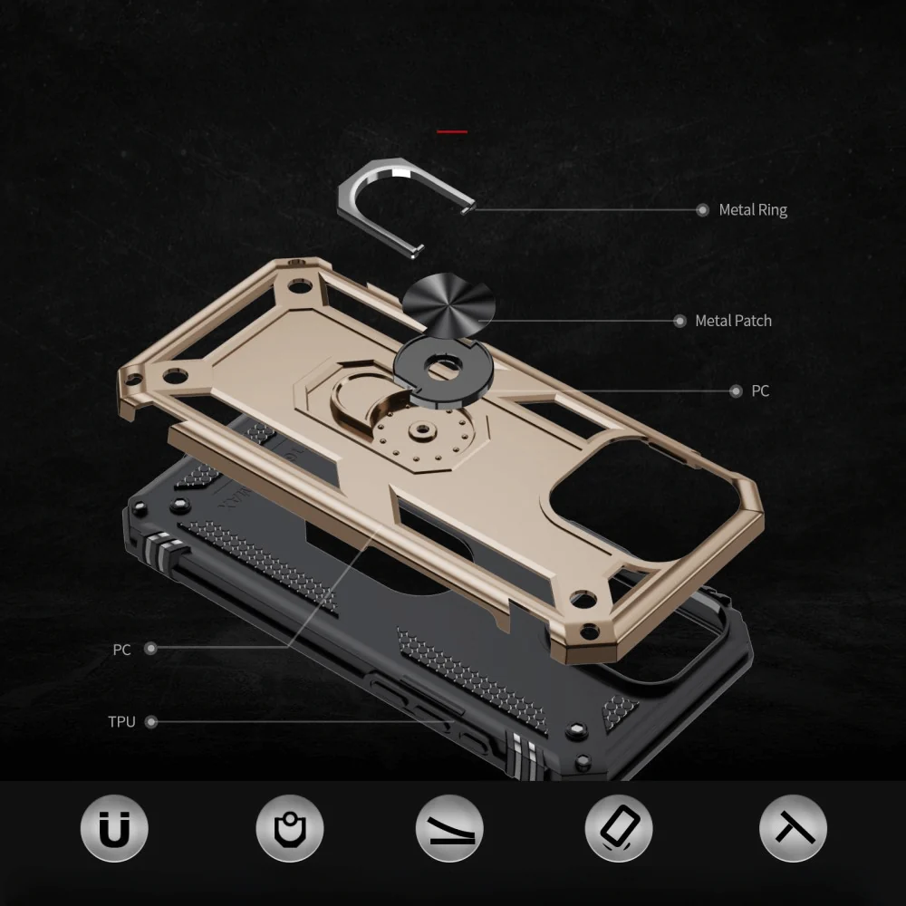 iPhone 16 Pro - Robustes Back Cover mit Kickstand - Image 18
