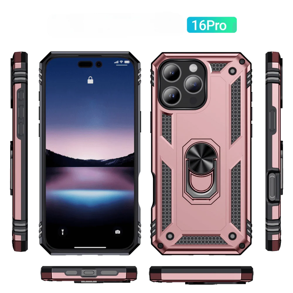 iPhone 16 Pro - Robustes Back Cover mit Kickstand - Image 19